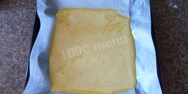 Рецепт апельсинового рулета с повидлом