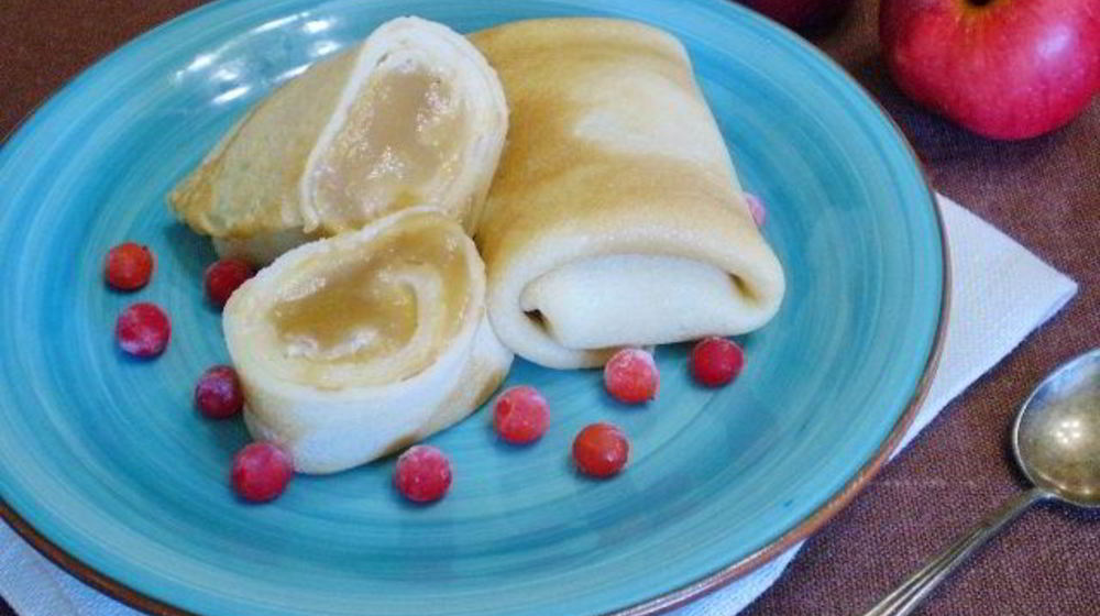 Как приготовить блинчики с повидлом