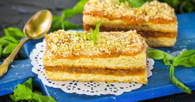 Рецепт Песочной полоски с повидлом