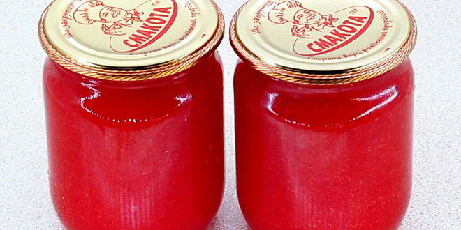 Рецепт повидла из яблок и калины