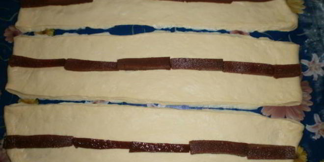 Рецепт слойки с повидлом