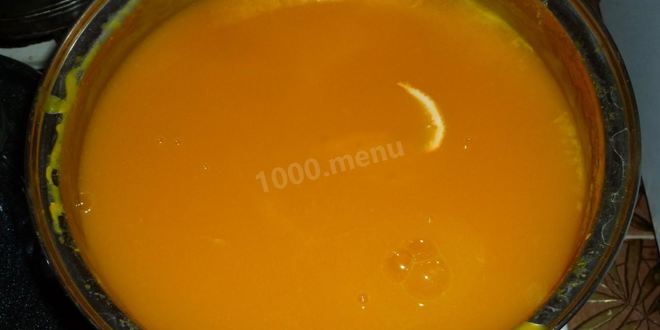 Рецепт сока тыквенного с апельсином на зиму