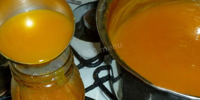 Рецепт сока тыквенного с апельсином на зиму