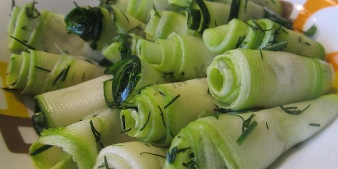 Рецепт быстрых малосольных кабачков