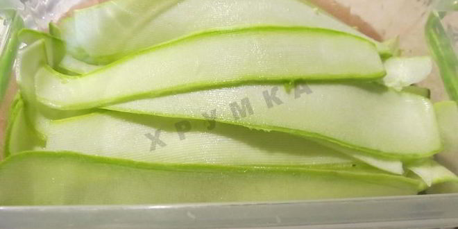 Рецепт быстрых малосольных кабачков