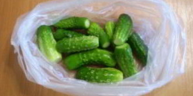 Рецепт быстрых малосольных огурцов в пакете