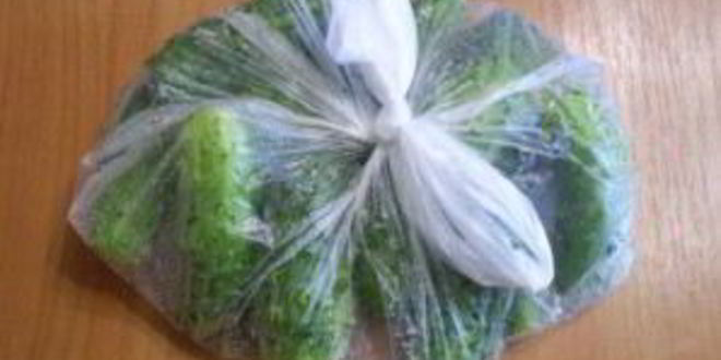 Рецепт быстрых малосольных огурцов в пакете