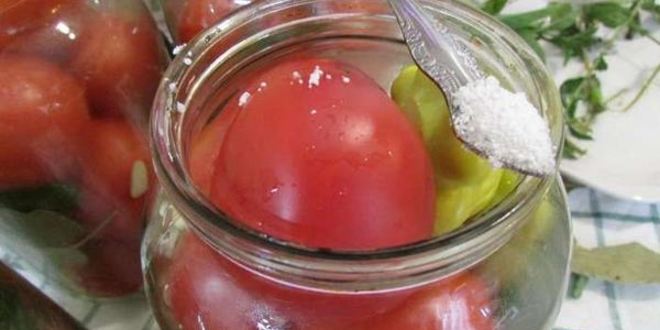 Рецепт консервированных помидоров