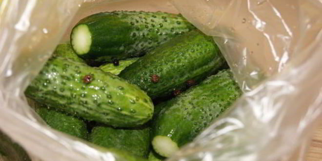 Рецепт малосольных огурчиков