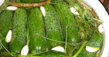 Рецепт Малосольных огурцов с горчицей