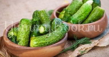 Рецепт Малосольных огурцов