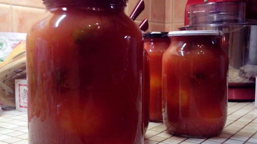 Как приготовить помидоры в собственном соку