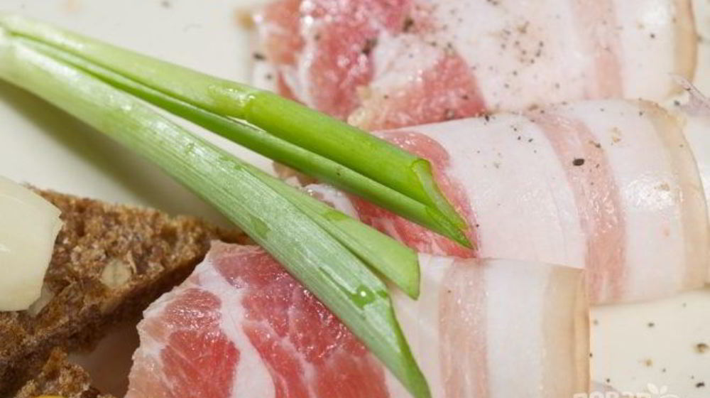 Как приготовить сало соленое с чесноком