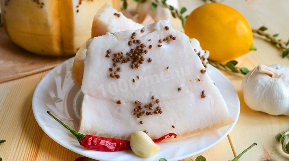 Как приготовить сало соленое в банке