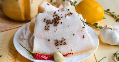 Рецепт Сала соленого в банке