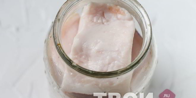 Рецепт сала в банке