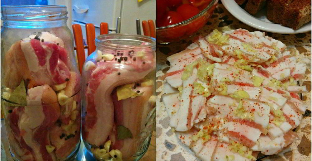 Рецепт сало