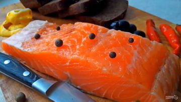 Рецепт Соленой семги