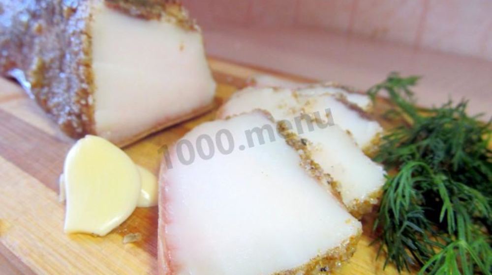 Как приготовить соленое сало с перцем и чесноком