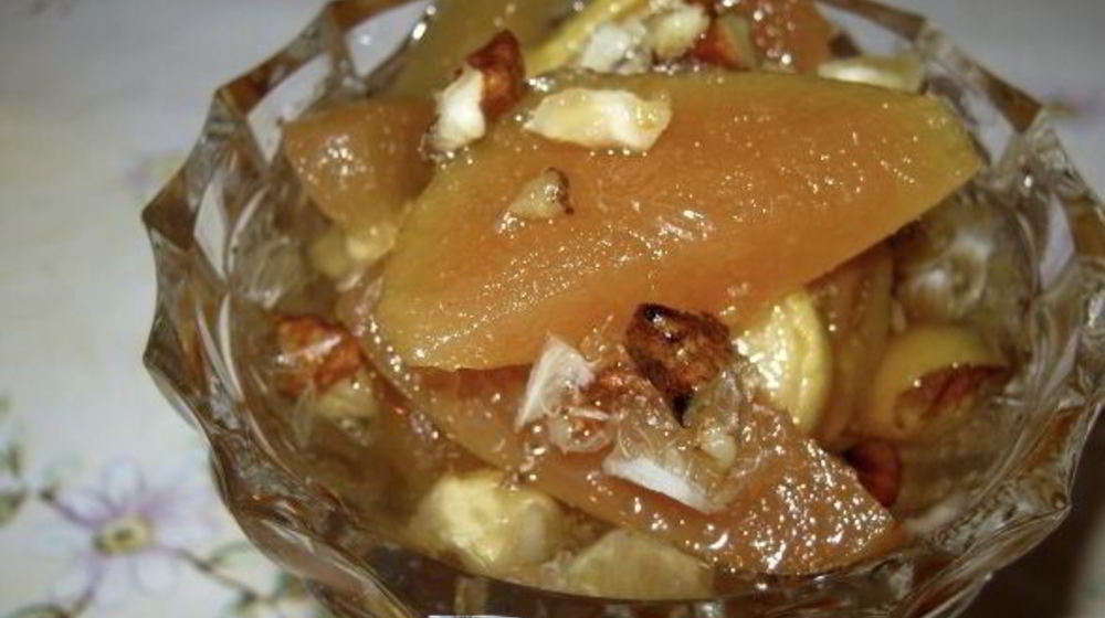 Как приготовить айвовое варенье с лимоном