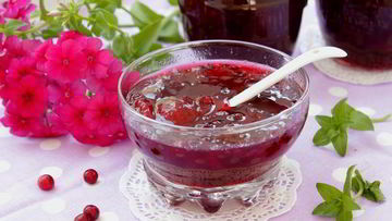 Рецепт Брусничного варенья с грушей