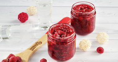 Рецепт Малинового варенья пьяного