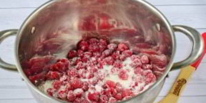 Рецепт малинового варенья пьяного