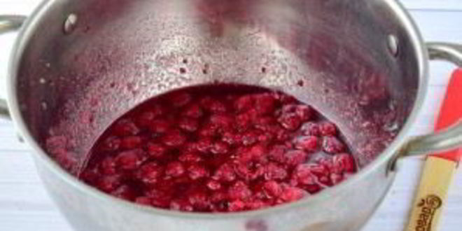 Рецепт малинового варенья пьяного