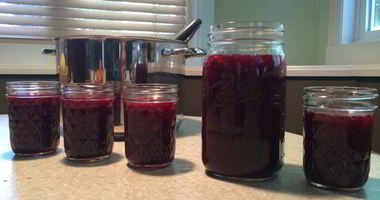 Рецепт Простого малинового варенья пятиминутка