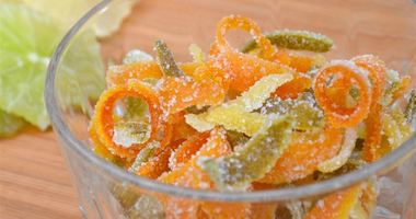 Рецепт Цукатов из апельсиновых и лимонных корок