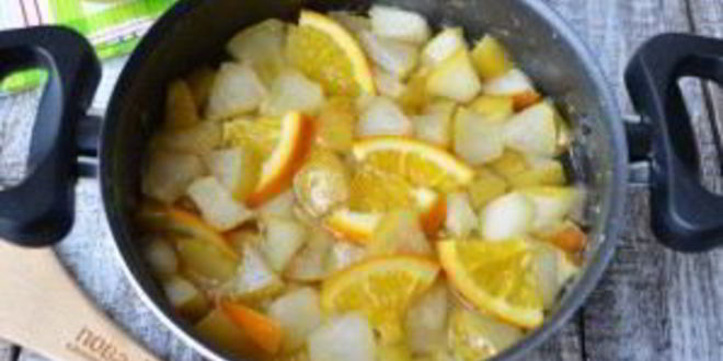 Рецепт варенья из груш с апельсином