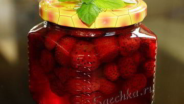 Рецепт Варенья из клубники с мятой