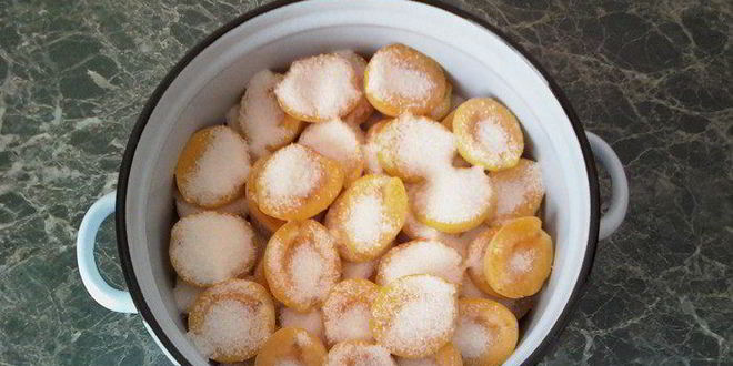 Рецепт варенья пятиминутка из долек абрикоса