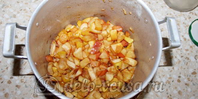 Рецепт яблочной начинки на зиму