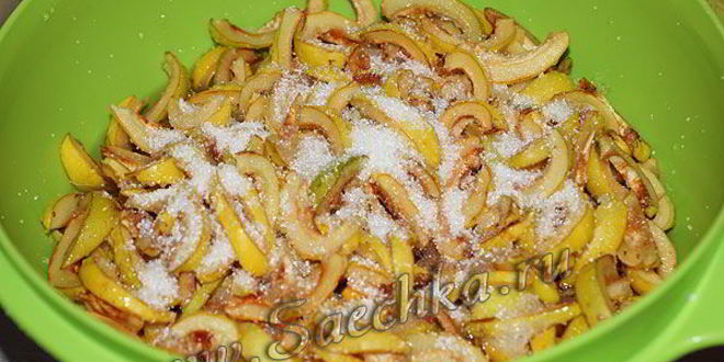 Рецепт японской айвы на зиму