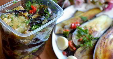 Рецепт Заморозки баклажанов на зиму