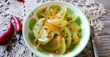 Рецепт Зеленых помидоров по-корейски