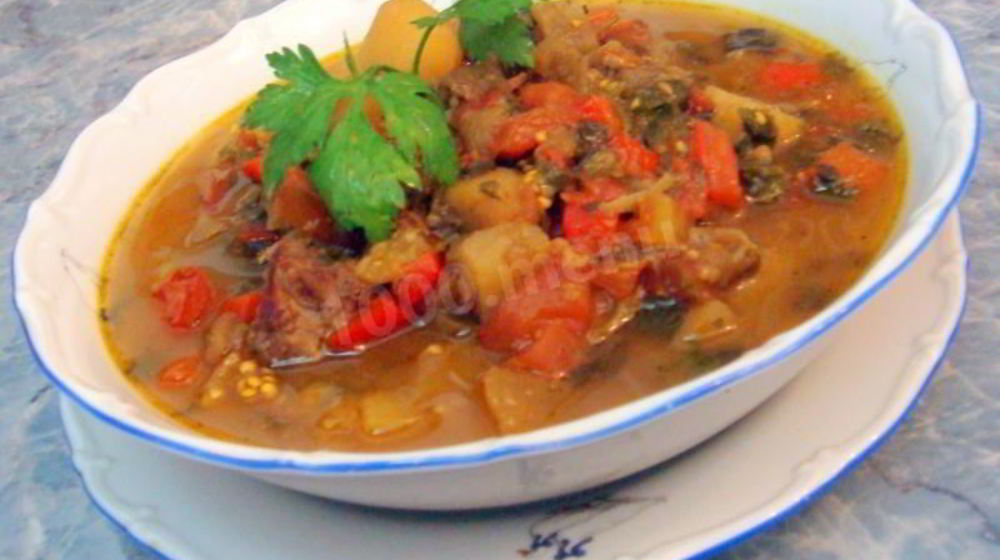 Как приготовить аджапсандал с мясом по-грузински