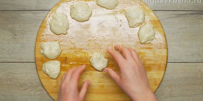 Рецепт беляшей из теста на опаре