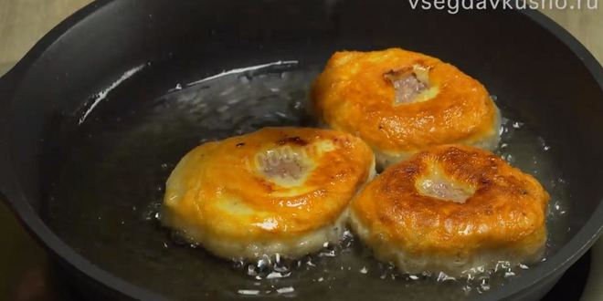 Рецепт беляшей из теста на опаре