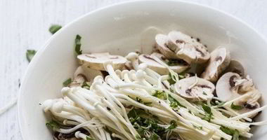 Рецепт Брускетты с грибами и сыром бри