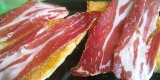 Рецепт брускетты с инжиром и пармской ветчиной