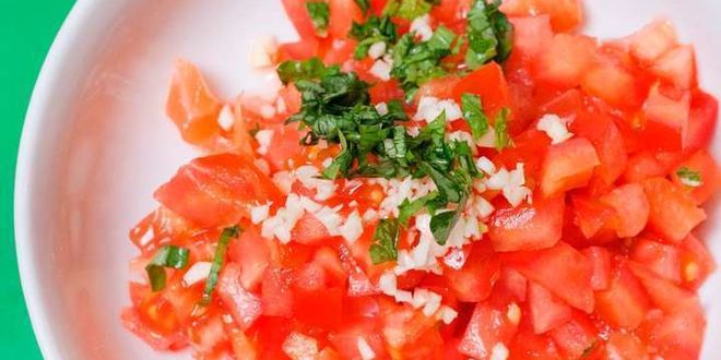 Рецепт брускетты с лососем