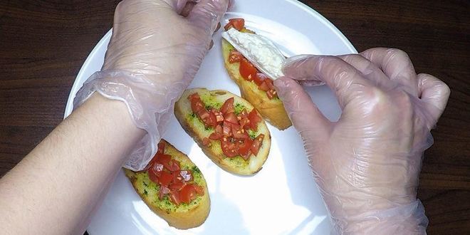 Рецепт брускетты с сыром