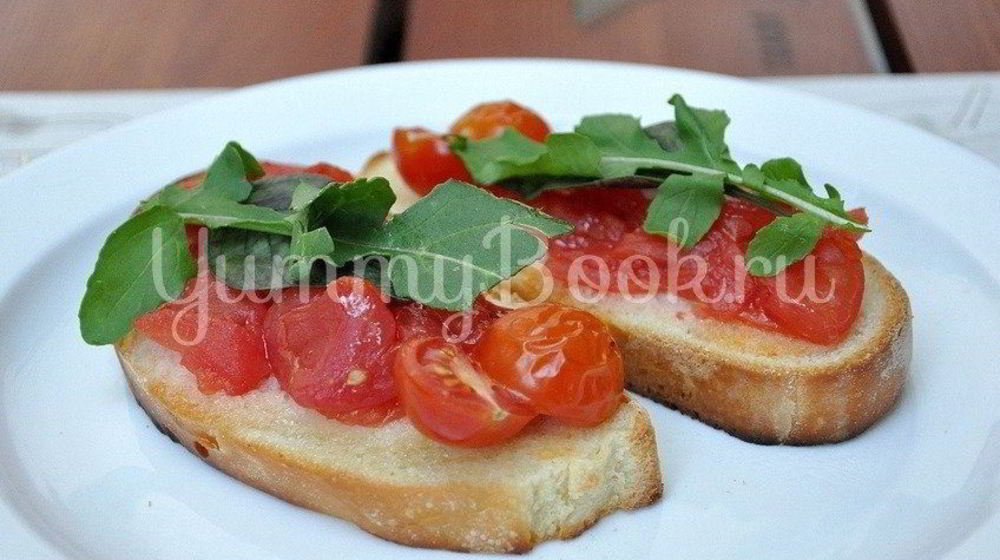 Как приготовить брускетту с томатами и базиликом