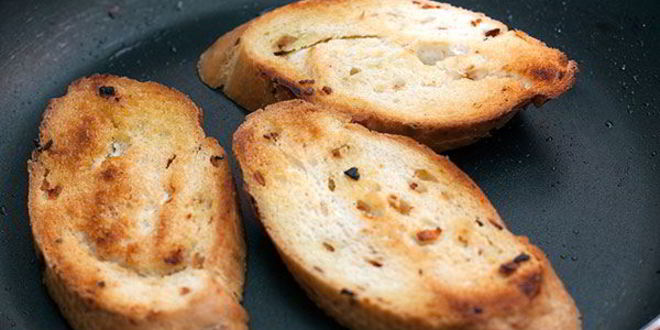 Рецепт брускетты с запеченным баклажаном