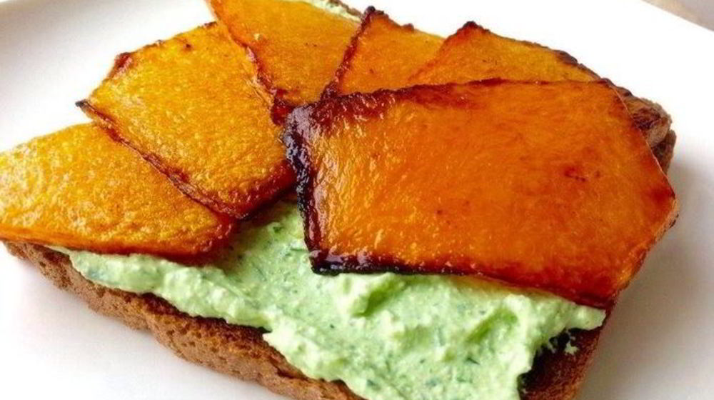 Как приготовить брускетту с жареной тыквой