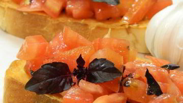 Рецепт Брускетты традиционной итальянской закуска