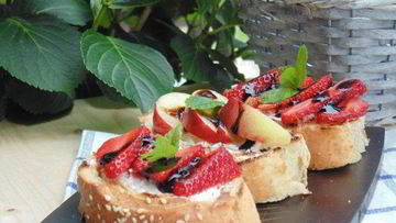 Рецепт Летних брускетт