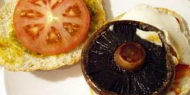 Рецепт бургера веган портобелло